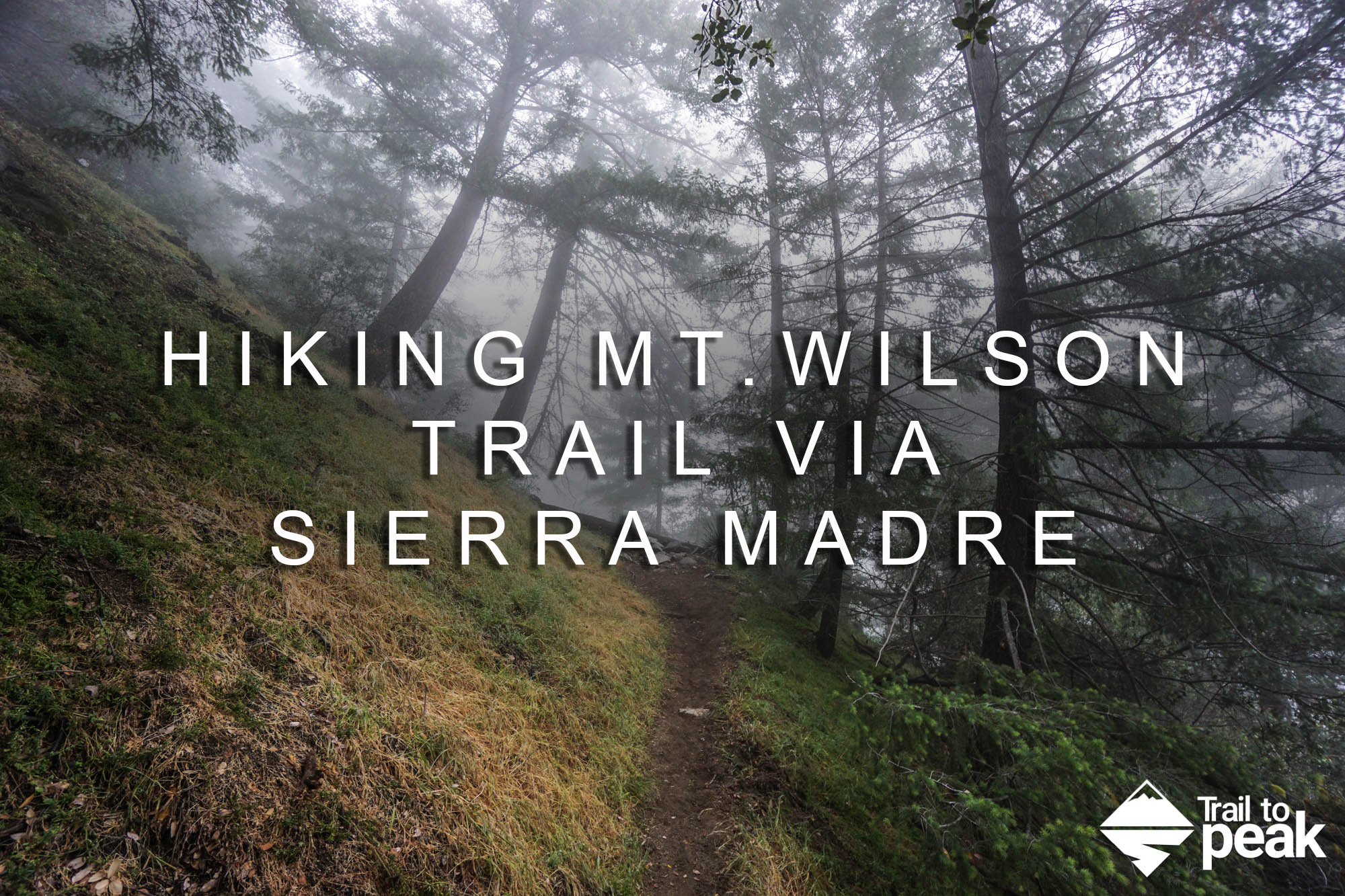 mt. wilson trail via sierra madre hike hiking guide - Trail to Peak